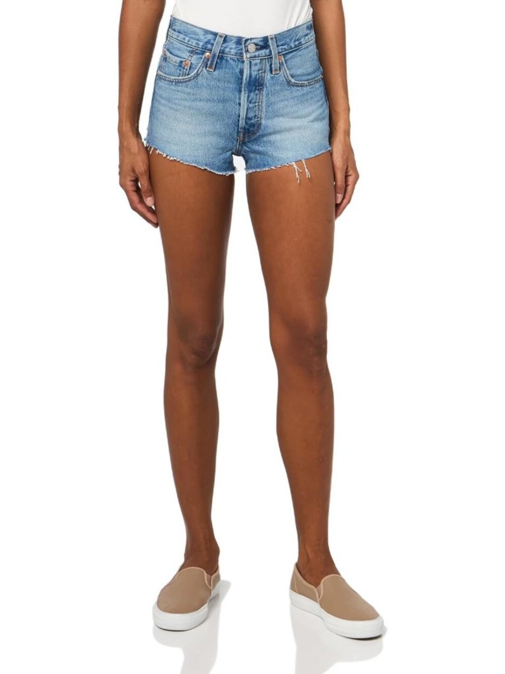 Stylish Women's 501 Micro Short Denim Shorts - Perfect for Summer & Casual Wear